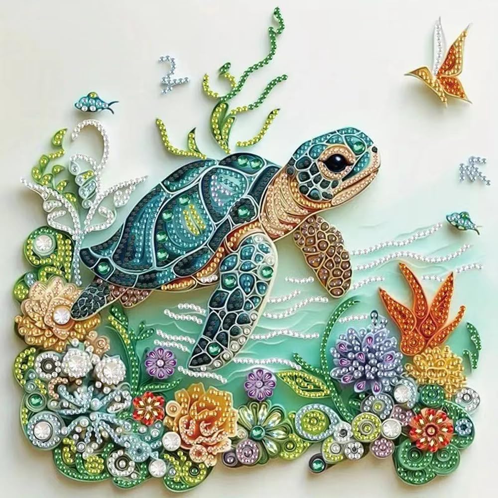 Resin Art Wall - Sea Turtle Animal Diamond Painting Kits