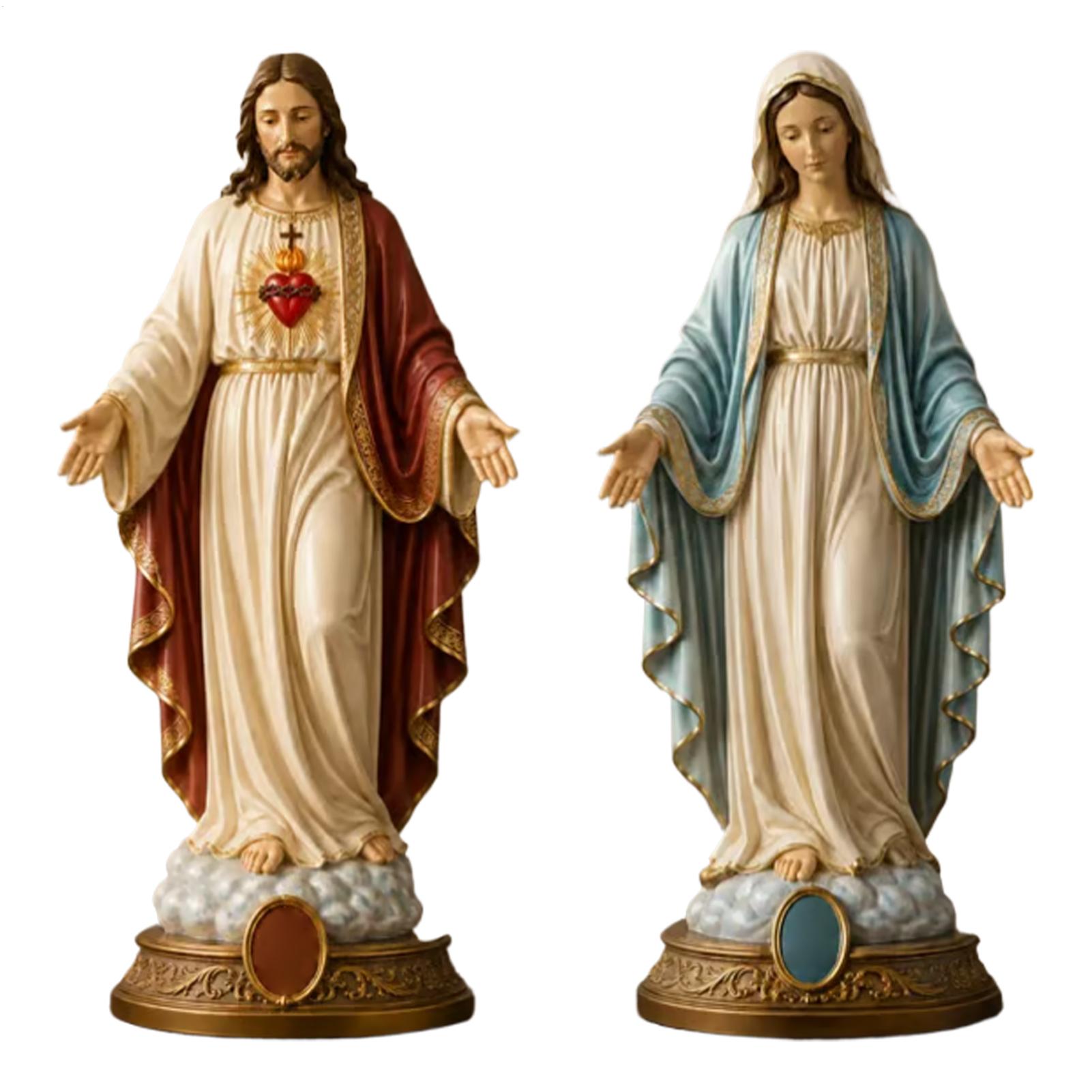 Resin Art Furniture - Mary Statue 20cm Religious Holy Blessed