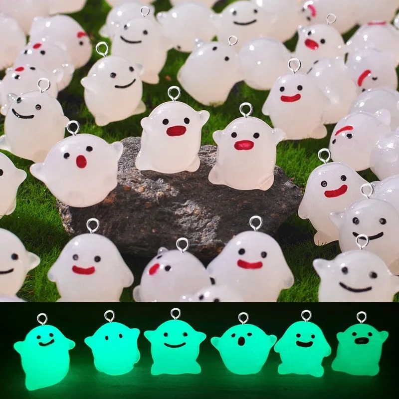 Resin Art Handmade - 10Pcs Lovely Glow In The Dark