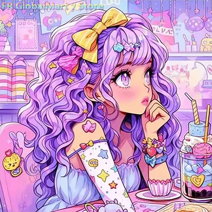 Resin Art Anime - 5D DIY Kawaii Pastel Anime Characters
