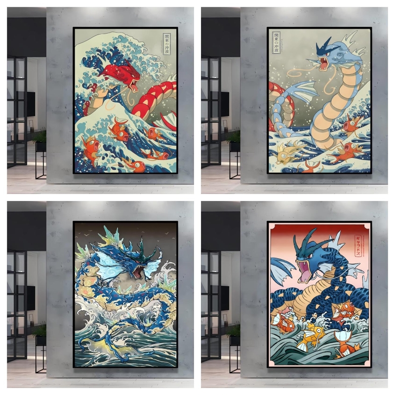 Resin Art Anime - Japanese Classic Anime Picture Print Pokemon