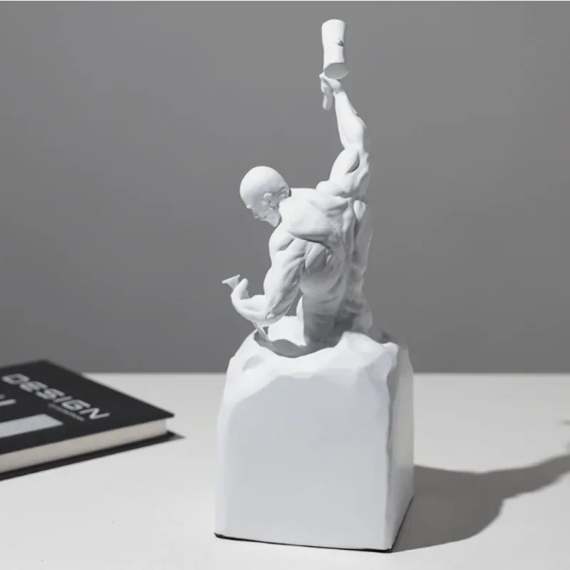 Resin Art Furniture - Modern Art Figure Sculptures, Home Decor,