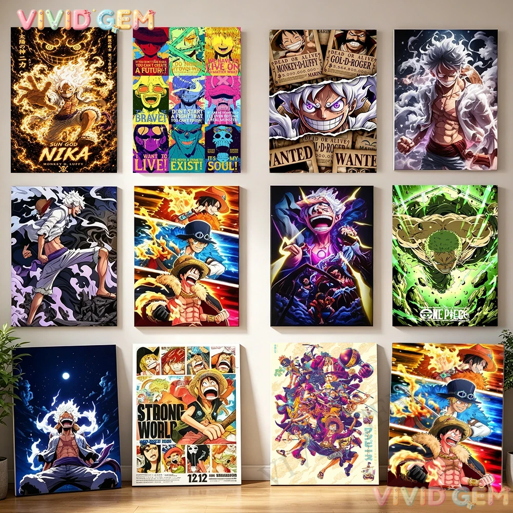 Resin Art Anime - 5D DIY Shimmer Round Rhinestone Full