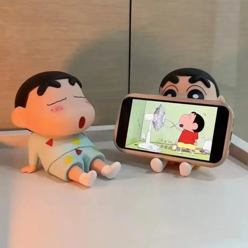 Resin Art Anime - Crayon Shin-Chan Anime Figure Phone Holder