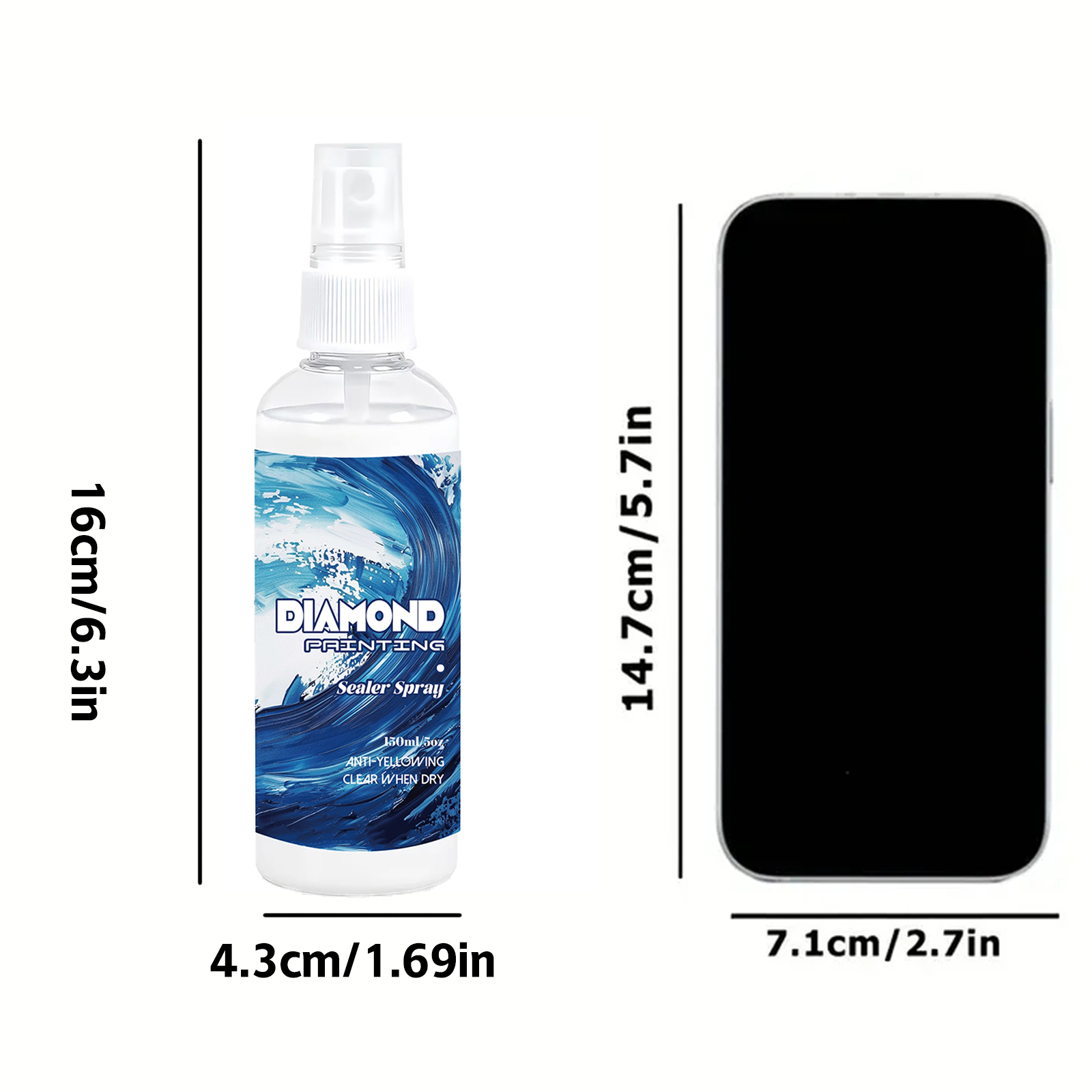 150ml Diamond Painting Sealant - Resin Art Painting ulasan dan harga