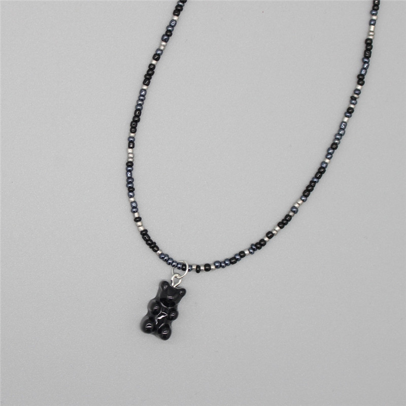 New Bohemia Korean Lover Color - Resin Art Necklace ulasan dan harga