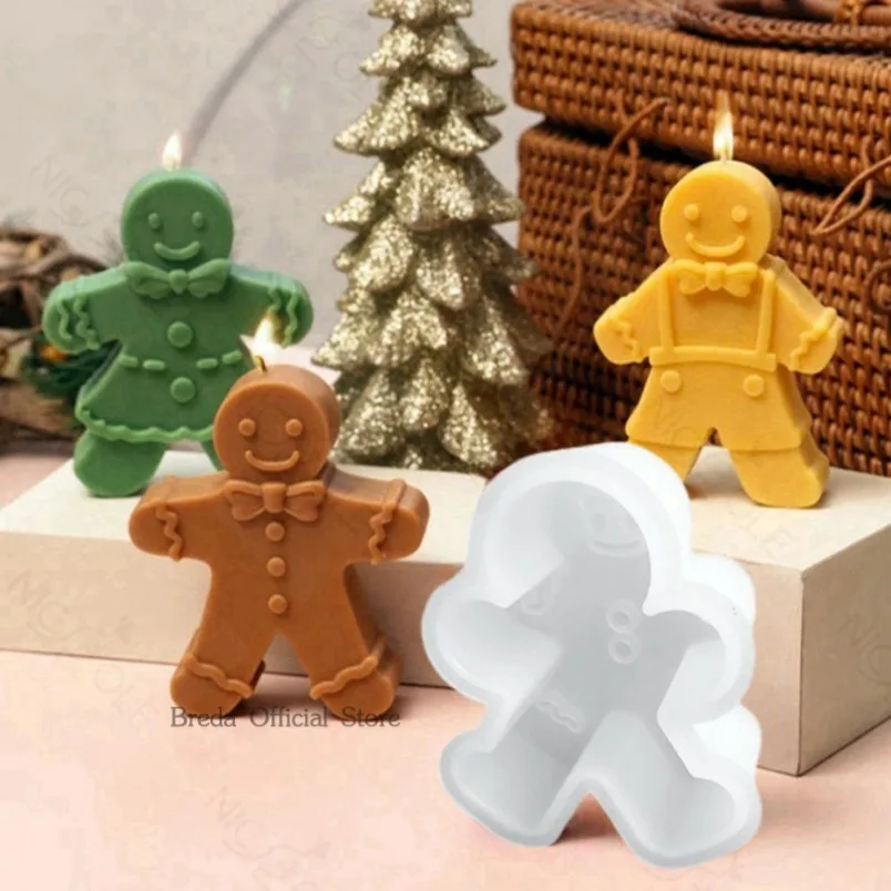 3D Smile Gingerbread Man Silic - Resin Art Furniture ulasan dan harga