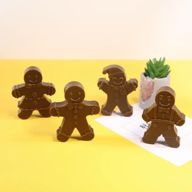 3D Smile Gingerbread Man Silic - Resin Art Furniture ulasan dan harga