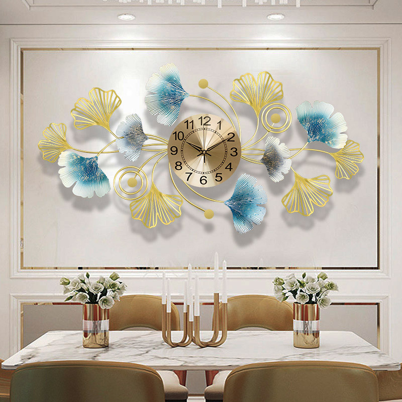 Simple Creative Metal Wall Clo - Resin Art Clock ulasan dan harga