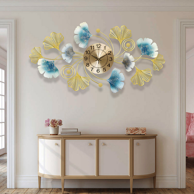 Simple Creative Metal Wall Clo - Resin Art Clock ulasan dan harga