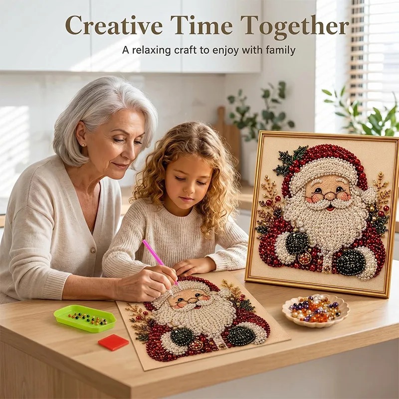 Christmas Pearl Diamond Painti - Resin Art Wall ulasan dan harga