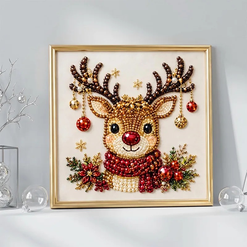 Christmas Pearl Diamond Painti - Resin Art Wall ulasan dan harga