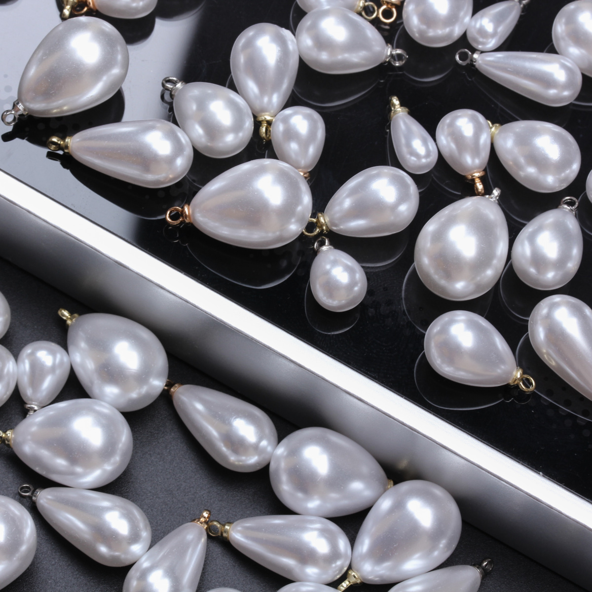 100pcs/bag 10/14/16/18mm Brigh - Resin Art Necklace ulasan dan harga