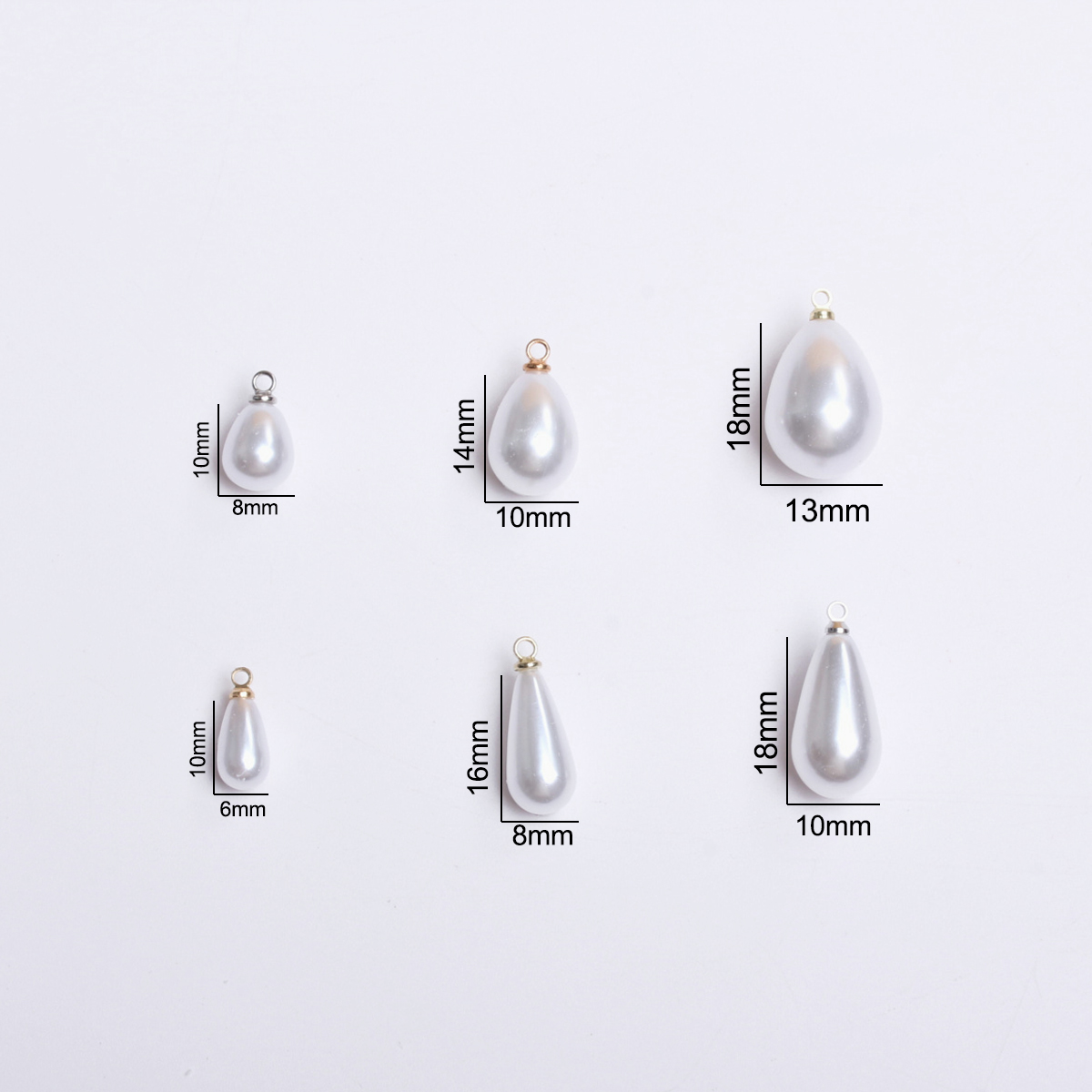 100pcs/bag 10/14/16/18mm Brigh - Resin Art Necklace ulasan dan harga