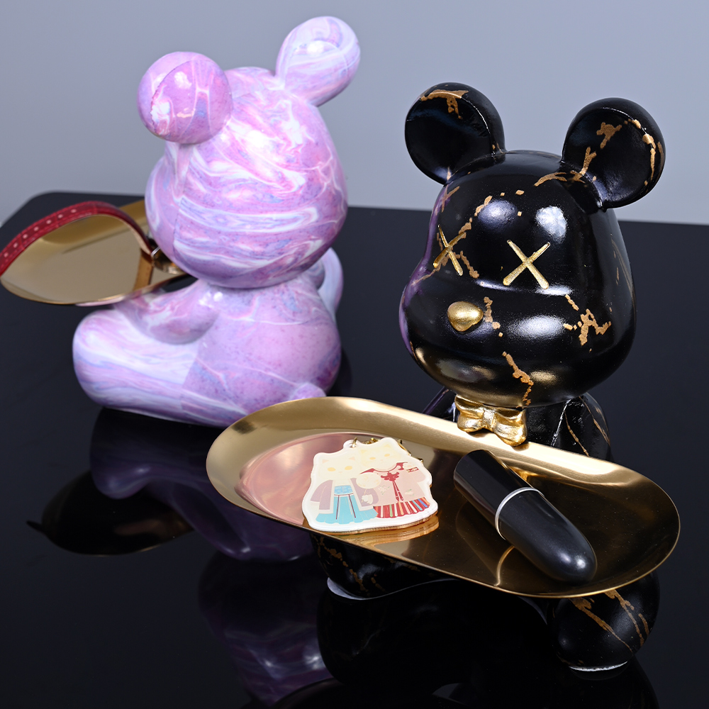Colorful Bear Statues and Scul - Resin Art Furniture ulasan dan harga