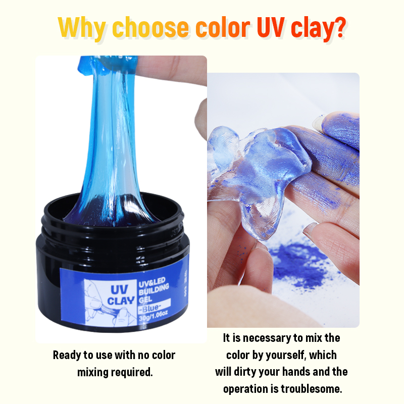 16 colors of UV resin putty -3 - Resin Art Liquid ulasan dan harga