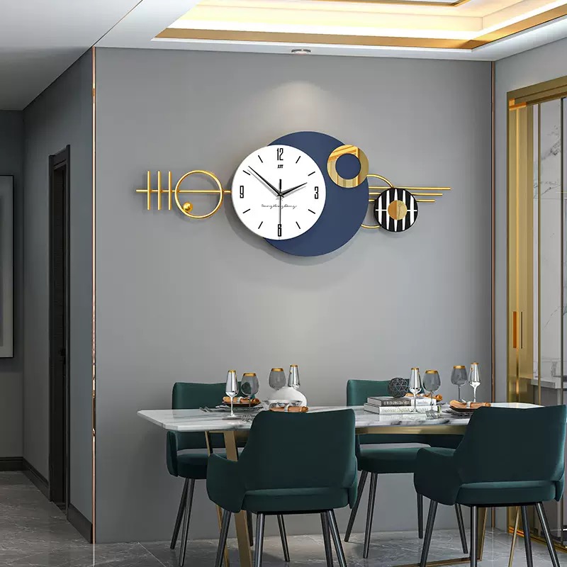 Nordic Luxury Wall Clock Creat - Resin Art Clock ulasan dan harga