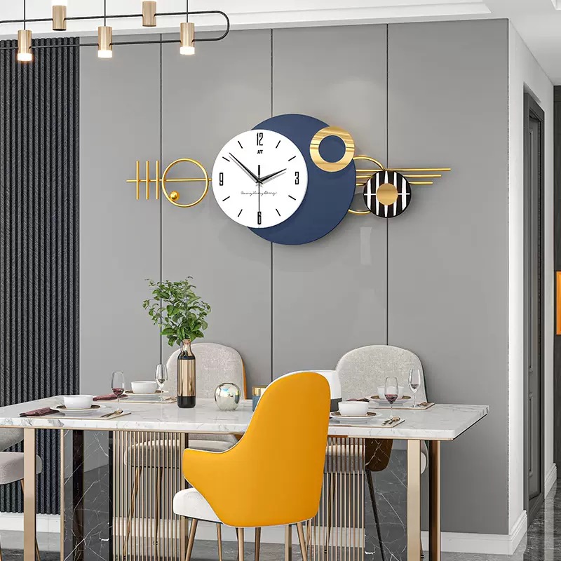 Nordic Luxury Wall Clock Creat - Resin Art Clock ulasan dan harga