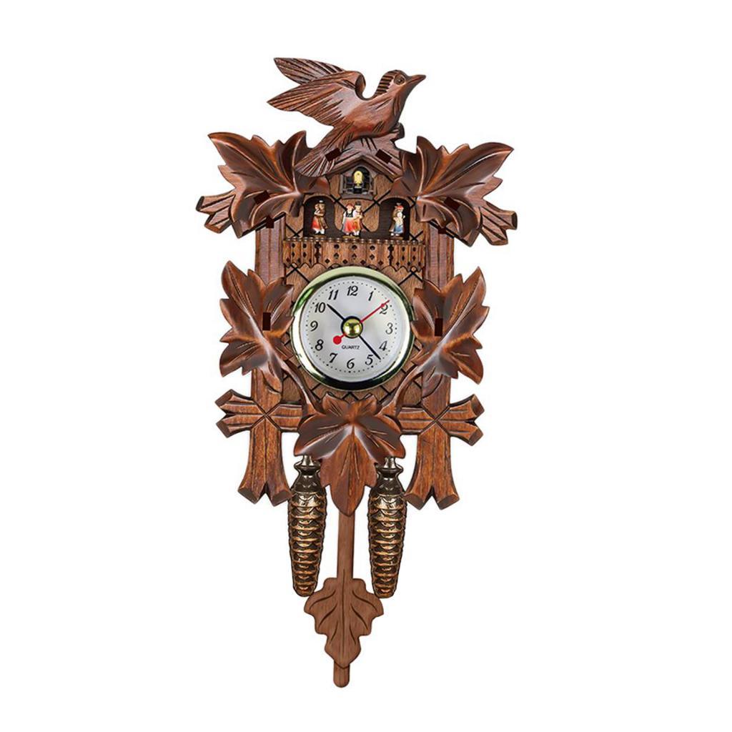 Wall Clock Wooden Cuckoo Patte - Resin Art Clock ulasan dan harga