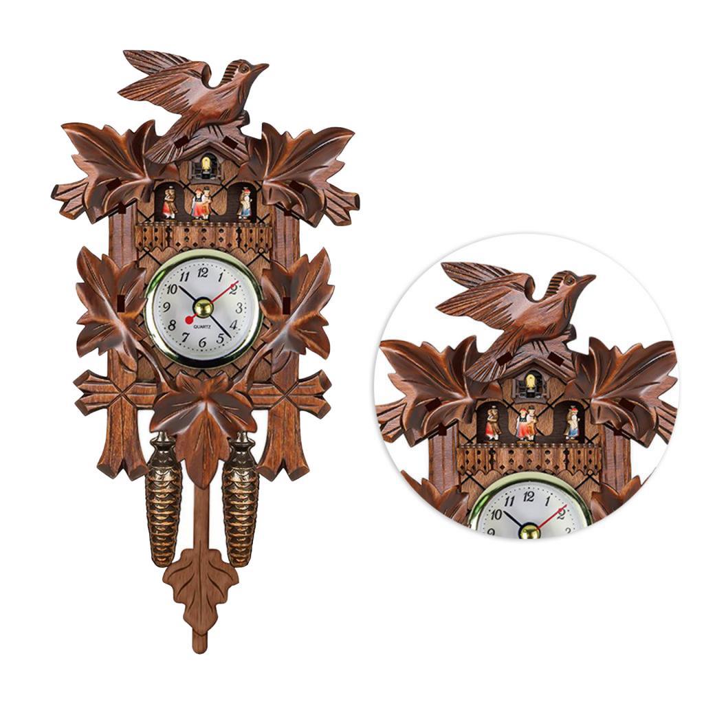 Wall Clock Wooden Cuckoo Patte - Resin Art Clock ulasan dan harga