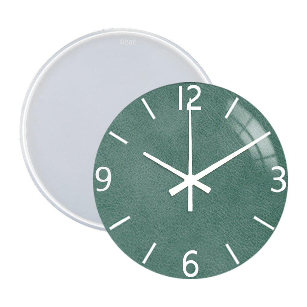 DM283 Round Roman Numerals Epo - Resin Art Clock ulasan dan harga