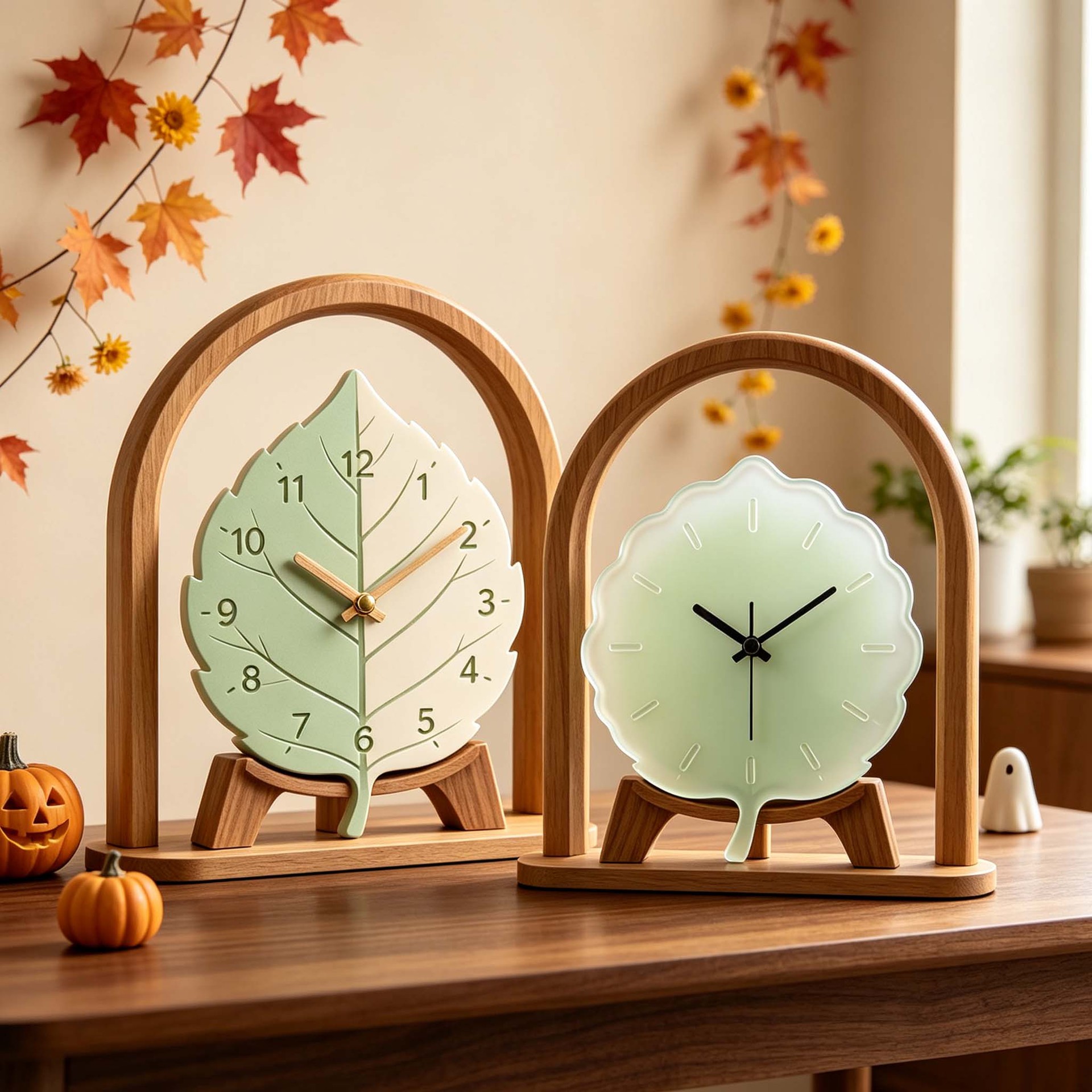 Clock Silicone Molds Leaf Vein - Resin Art Clock ulasan dan harga