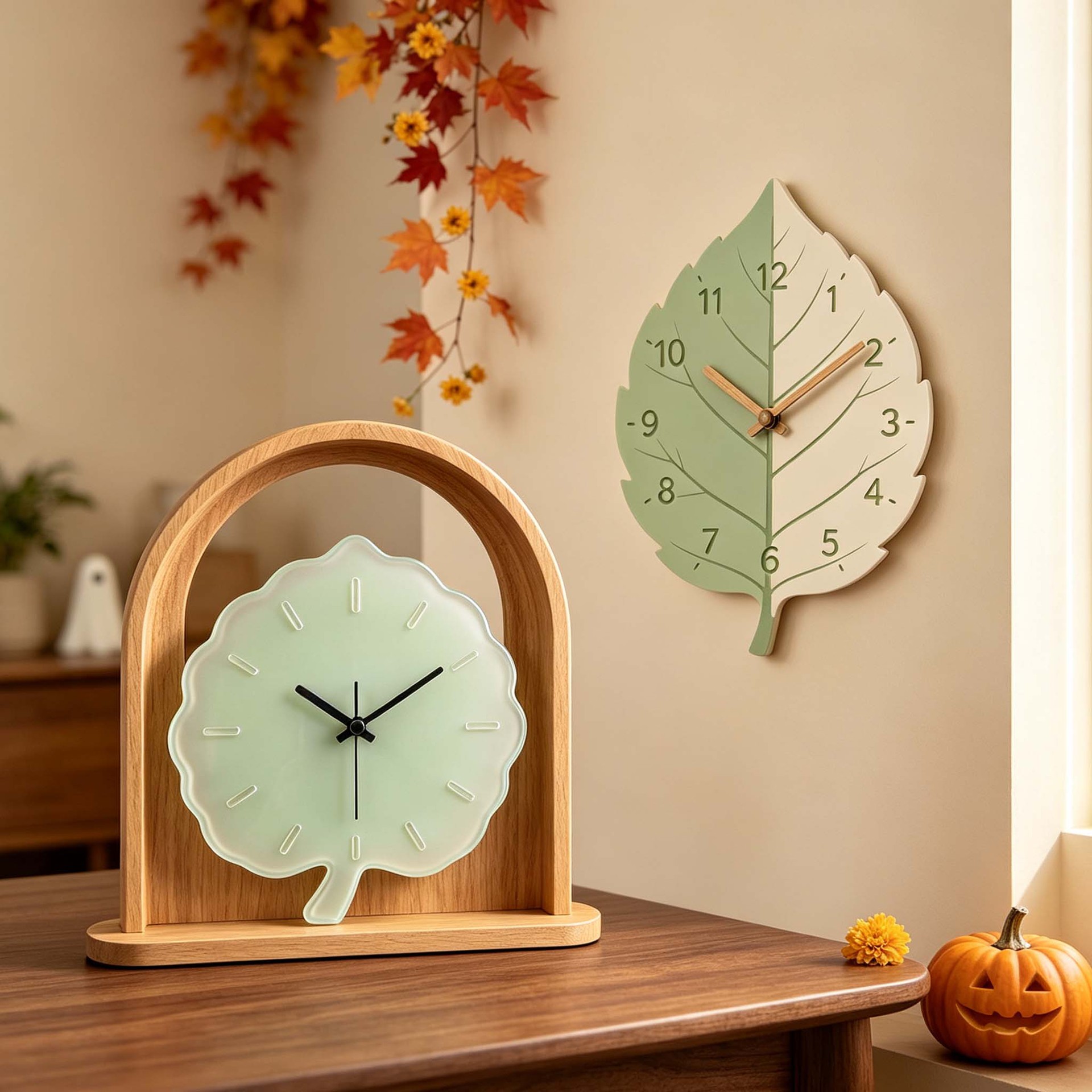 Clock Silicone Molds Leaf Vein - Resin Art Clock ulasan dan harga