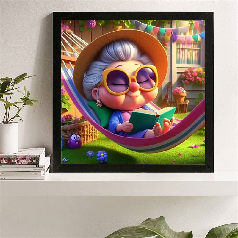Frameless, Grandma Diamond Pai - Resin Art Wall ulasan dan harga