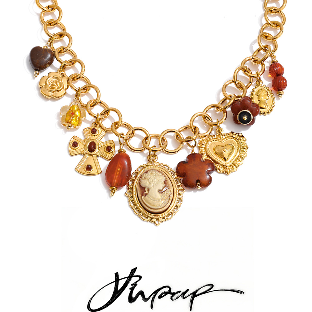 Yhpup Exclusive Design Handmad - Resin Art Necklace ulasan dan harga