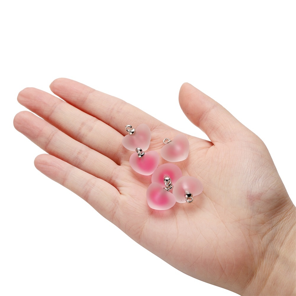 10pcs/lot Resin Frosted Multic - Resin Art Necklace ulasan dan harga