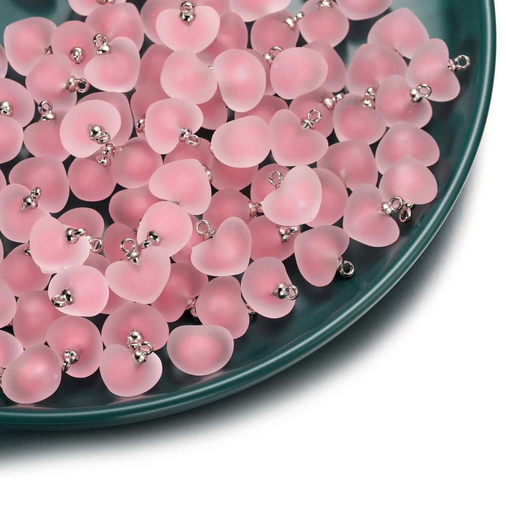 10pcs/lot Resin Frosted Multic - Resin Art Necklace ulasan dan harga
