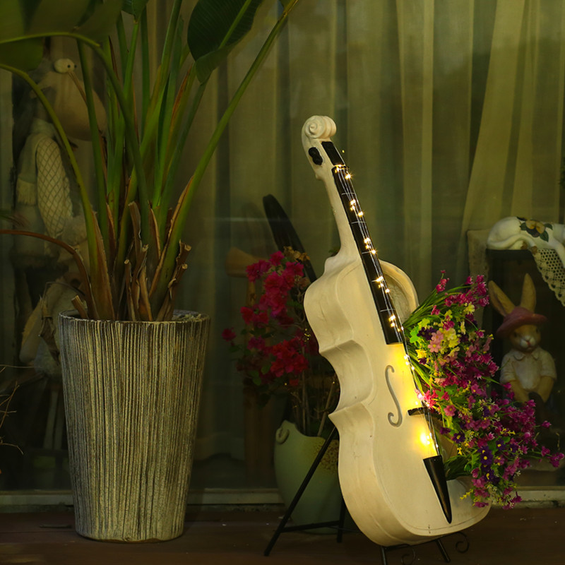 Cello-Shaped Garden Statue Lar - Resin Art Gift For Wedding ulasan dan harga