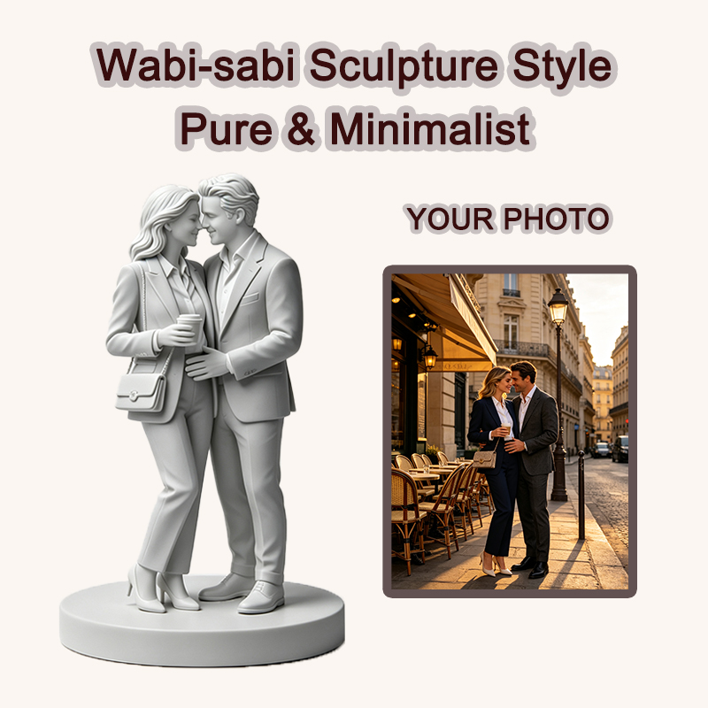 Custom 3D Printed Couple Figur - Resin Art Gift For Wedding ulasan dan harga