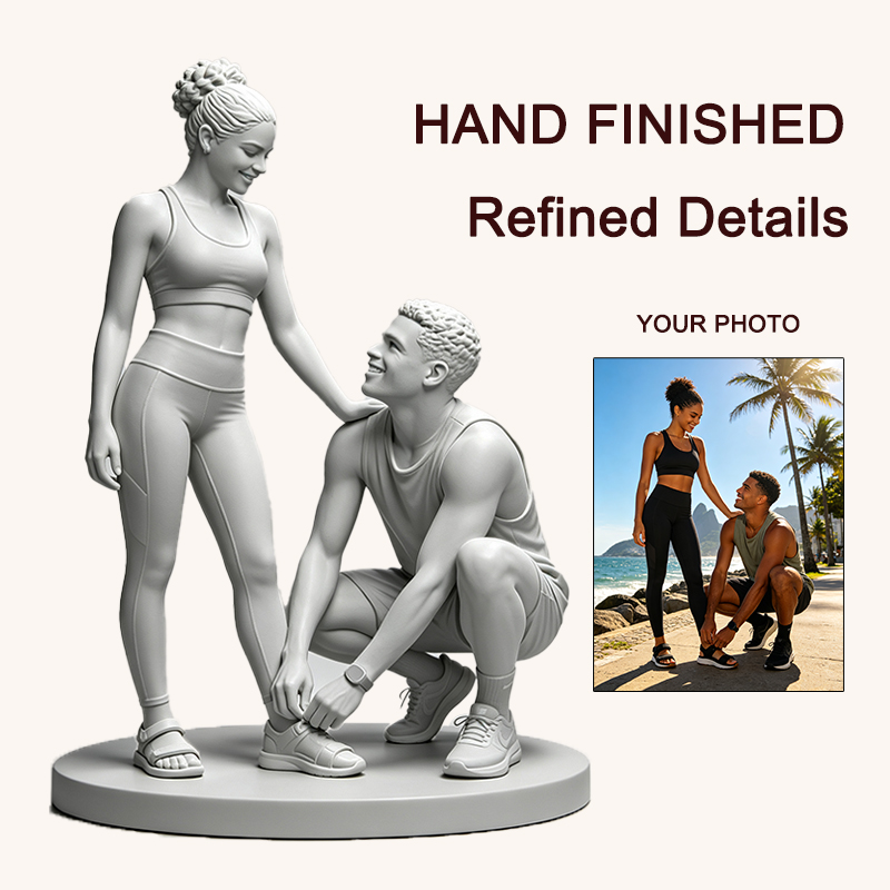 Custom 3D Printed Couple Figur - Resin Art Gift For Wedding ulasan dan harga