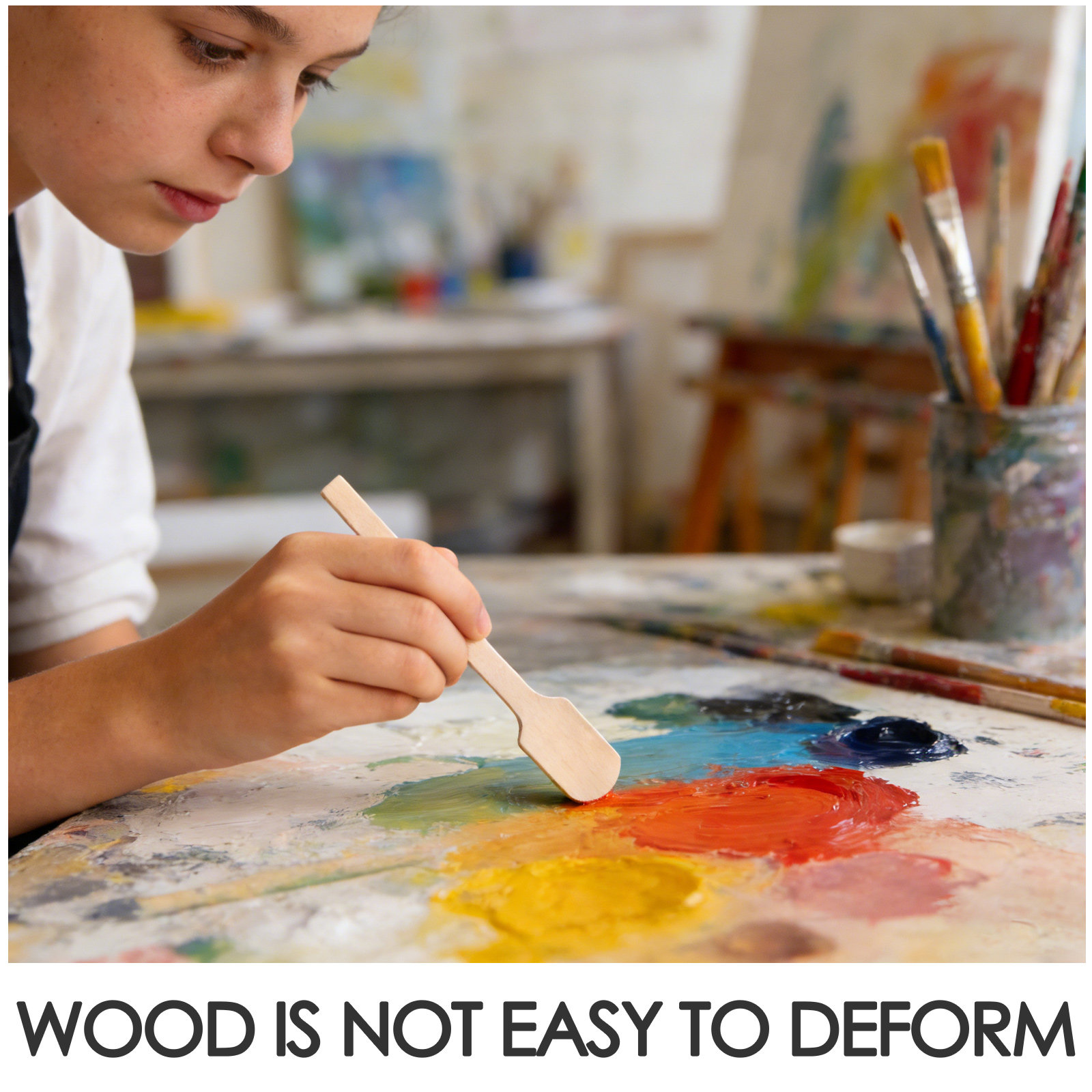 200Pcs Wooden Paint Stirring S - Resin Art Painting ulasan dan harga