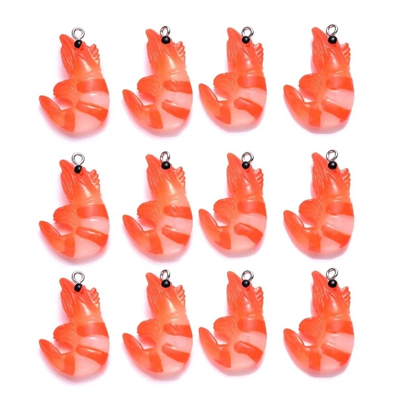 10Pcs 3D Simulated Lobster Shr - Resin Art Handmade ulasan dan harga
