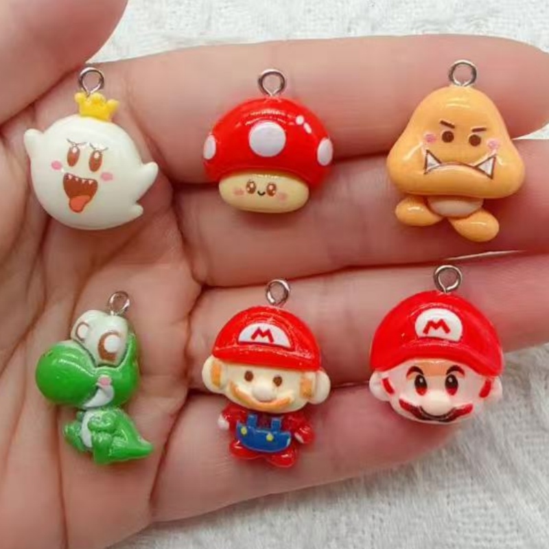 10pcs resin cartoon pendant, D - Resin Art Handmade ulasan dan harga