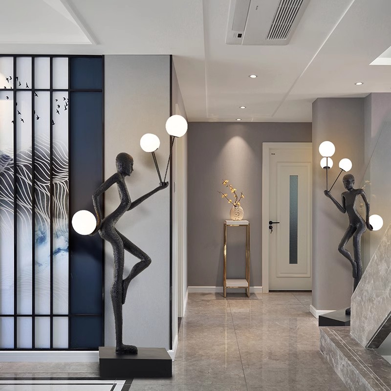 Living Room Floor Lamp Crafts  - Resin Art In Floor ulasan dan harga