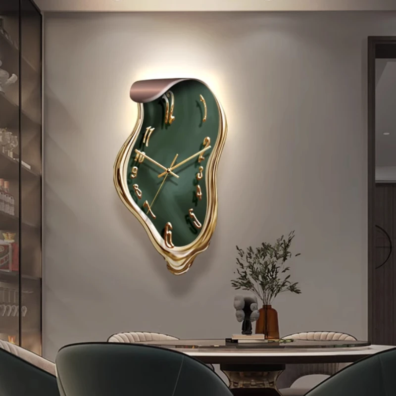 Modern Luxury Wall Clock Uniqu - Resin Art Clock ulasan dan harga