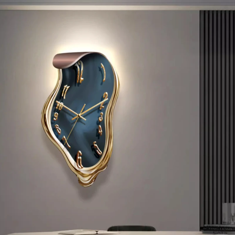 Modern Luxury Wall Clock Uniqu - Resin Art Clock ulasan dan harga