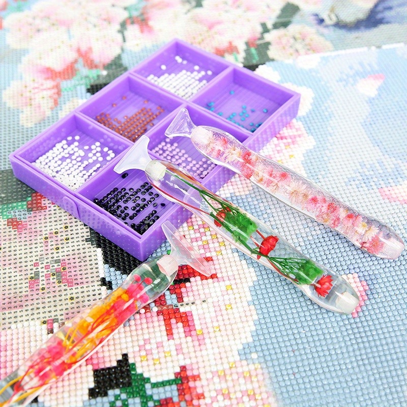 1set Flower Design Resin 5D Di - Resin Art Painting ulasan dan harga