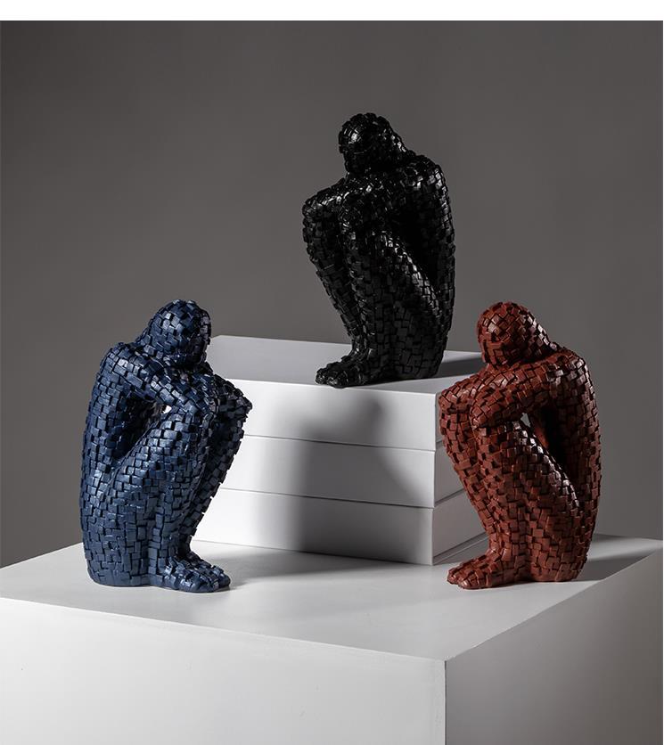 Mosaic Figures Sculpture Abstr - Resin Art Furniture ulasan dan harga